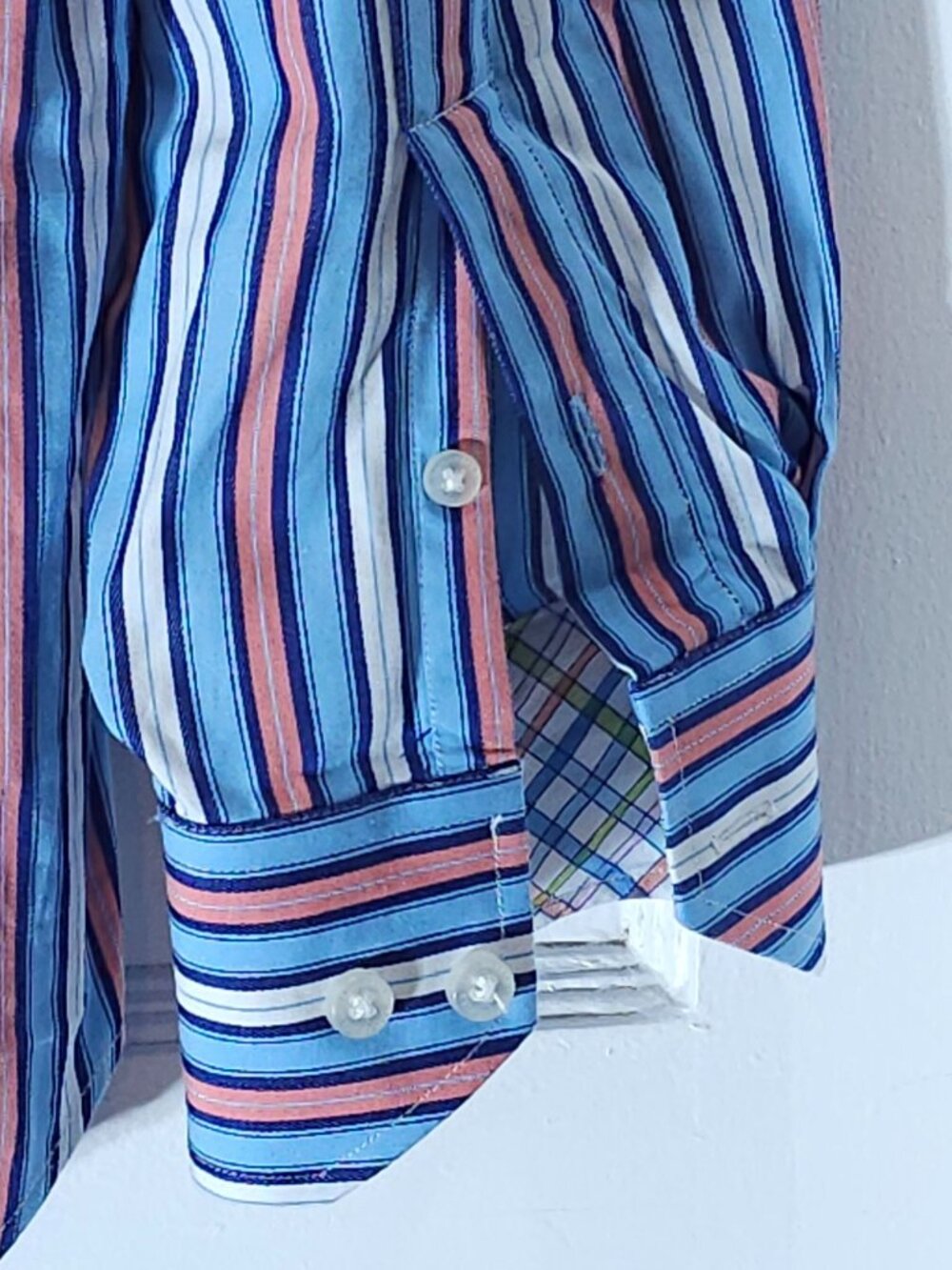 Tailorbyrd Collection Men's Striped Button-Up Shirt Size Large - Picture 10 of 10